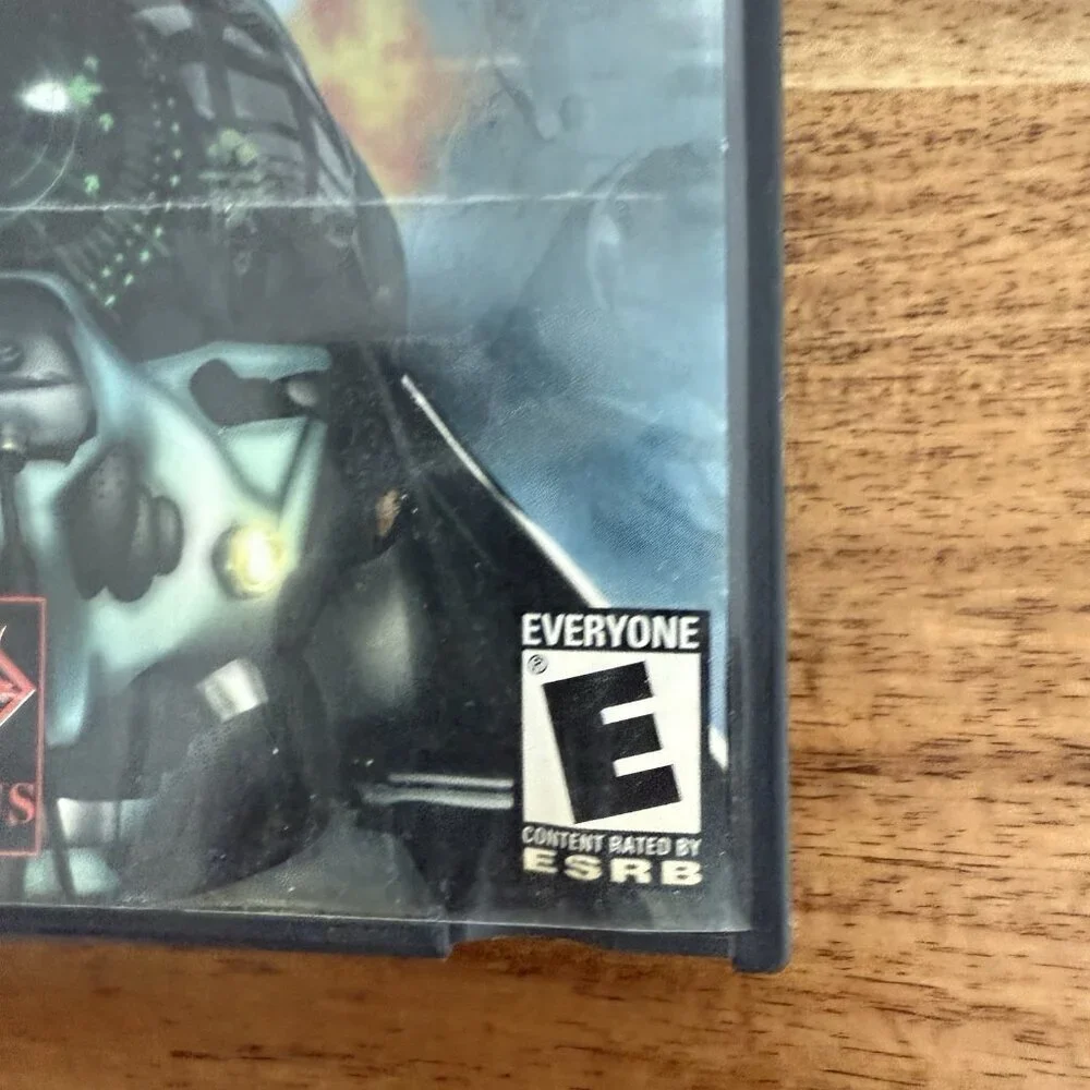 Top Gun: Combat Zones BOX ONLY (Nintendo GameCube, 2002) COVER HAS WATER DAMAGE!